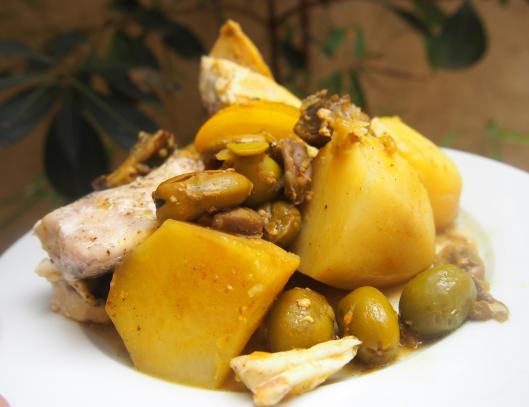 tajine-mulet-lotte-curcuma-combinaisons alimentaires-blog Narbonne-Blogueuse Narbonne-sans gluten-citron confit-olive verte